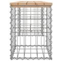 vidaXL Záhradná lavička gabiónový dizajn 103x31x42 cm masívna borovica