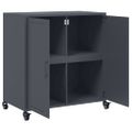 vidaXL Komoda antracitová 68x39x72 cm oceľ