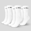 Ponožky 3/4 Socks 3Pack White - GymBeam, veľkosť XL, veľkosť oblečenia XL