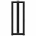 vidaXL Nohy ku konzolovému stolu v tvare T, 2 ks, čierne, 25x28x(72-73) cm, oceľ