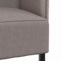 vidaXL Pohovka s vysokým operadlom Sivohnedá 109 x 56 x 121 cm látka