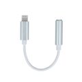Adaptér audio jack 3,5 mm - Lightning biely