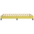 vidaXL Posteľný rám s boxspringom zelená 120x200 cm látka
