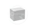 Rozvaděč nástěnný GrandN Duo 9U 450mm, dveře plech, RAL7035, GrandND-9U-645-21-G Rozvadec, 9U, 600×450 mm, plechové dvere, odejímatelné boky, 19" standard, IP 20, šedý RAL 7035