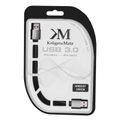 Kábel KRUGER & MATZ KM0337 1x USB 3.0 A konektor / 1x USB 3.0 A konektor 1m