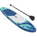 vidaXL Inflatovateľná paddle board HYDROS 366 x 81 x 15 cm Tyrkysová