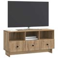 vidaXL TV skrinka 102 x 34,5 x 50 cm Dub artisan Kompozitné drevo