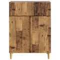 vidaXL Servírovacia skriňa so zásuvkou Staré drevo 66 x 34,5 x 90 cm