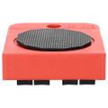 vidaXL Nábytkové kolieska 8 ks so zdvihákmi červené 9,8 x 7,5 x 3 cm 150 kg