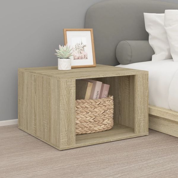 vidaXL Nočný stolík dub sonoma 57x55x36 cm spracované drevo