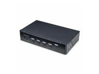 Prepínač KVM / audio / USB - 4 x KVM / zvuk / USB - 1 miestny používateľ - desktop - kompatibilný s TAA