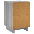 vidaXL Nočný stolík 2 ks Sivý Sonoma 33,5 x 34,5 x 50 cm