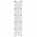 vidaXL Modulárna skrinka so 14 priečinkami, biela 37x146x180,5 cm
