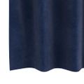 vidaXL Zatemňovacie závesy 2 ks Tmavomodrá 140 x 245 cm Zamat