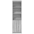 vidaXL Vysoká skrinka sivý dub sonoma 50x35x180 cm spracované drevo