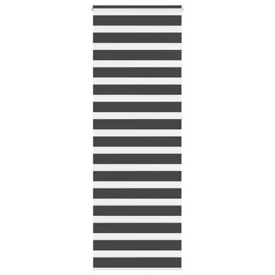 vidaXL Zebra roleta čierna 70x230 cm šírka látky 65,9 cm polyester