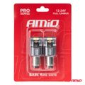 LED žiarovky FULL CANBUS PRO T4W BA9S 4x3030 SMD biele 12V 24V AMIO-03582