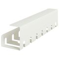 vidaXL Úložný box na káble pod stôl 2 ks Biela 43 x 10 x 10 cm Oceľ