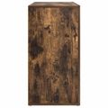 vidaXL Servírovacia skriňa Dymová dub 120 x 36 x 69 cm