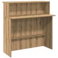 vidaXL Recepčný stôl dub artisan 180x50x103,5 cm kompozitné drevo