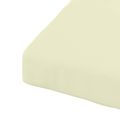 vidaXL 1-dielny sedací vankúš SOEST 100% polyester Krémová