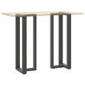 vidaXL Nohy barového stola v tvare T, 2 ks, antracitové, 50x35x(110-111) cm, oceľ