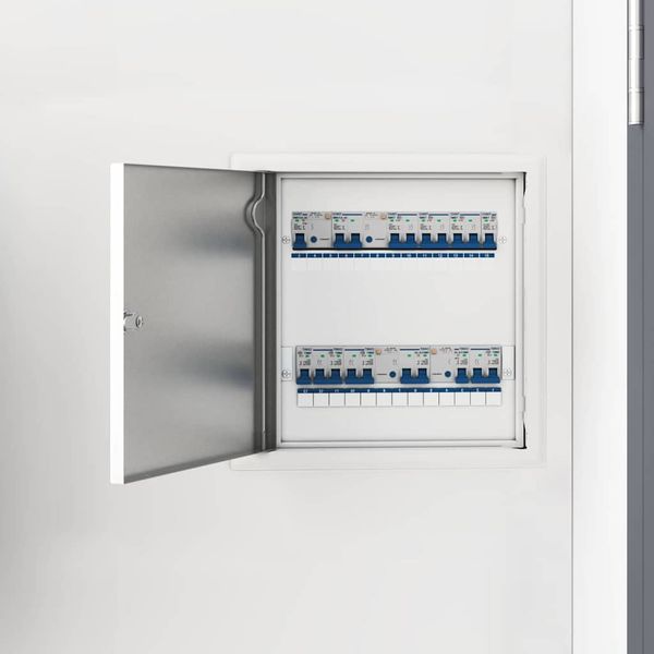 vidaXL Access Panel Biela 33 x 33 x 3 cm Oceľ