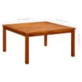 vidaXL Záhradný konferenčný stolík 85x85x45 cm akáciový masív