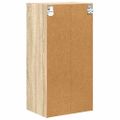 vidaXL Závesná skrinka Sonoma dub 40 x 29,5 x 80 cm Kompozitné drevo
