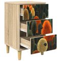 vidaXL Nočný stolík ZAANDAM Dub sonoma 36 x 33 x 60 cm