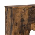 vidaXL Rám krbu Dymový dub 93 x 20 x 89 cm Kompozitné drevo