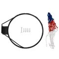vidaXL Basketbalový kôš čierny 45 cm oceľ