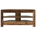 vidaXL RohováTVskriňa 102 x 40,5 x 45 cm Staré drevo Kompozitné drevo
