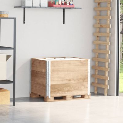 vidaXL Paletové ohrádky 3 ks 80x60 cm borovicový masív