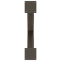 vidaXL Nohy k jedálenskému stolu v tvare X, 2 ks, prírodná oceľ, 70 x (72-73) cm, oceľ