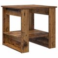 vidaXL Konferenčný stolík Staré drevo 51 x 50 x 50 cm Kompozitné drevo