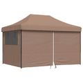 vidaXL Párty stan 279 x 410 x 315 cm Hnedá Oxfordská látka