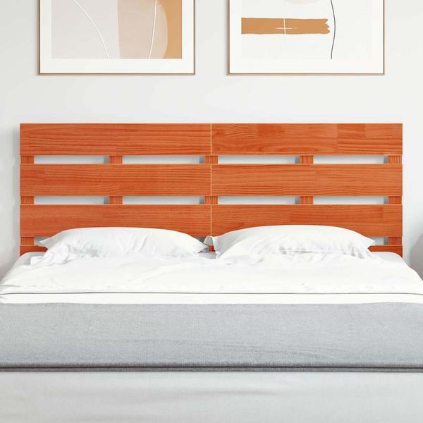 vidaXL Zadné čelo s čelnou doskou Včelí hnedý 160,5 x 3 x 80 cm