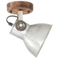 vidaXL Industriálne nástenné / stropné lampy 2 ks strieborné 20x25 cm E27