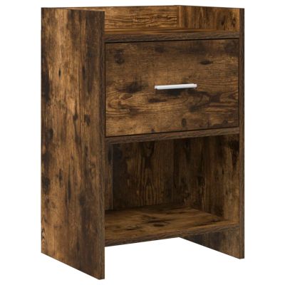 vidaXL Nočné stolíky Dymový dub 40 x 30 x 60 cm Kompozitné drevo