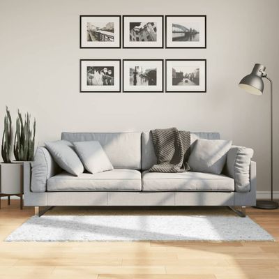 vidaXL Koberec OVIEDO, krátky vlas, sivý 80x150 cm