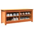 vidaXL Úložná lavička 110 x 38 x 45,5 cm Borovicový masív