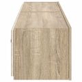 vidaXL TV nástenné skrinky s LED svetlami 2 ks dub sonoma 80x35x31 cm