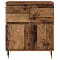 vidaXL Servírovacia skriňa so zásuvkou Staré drevo 60 x 35 x 70 cm