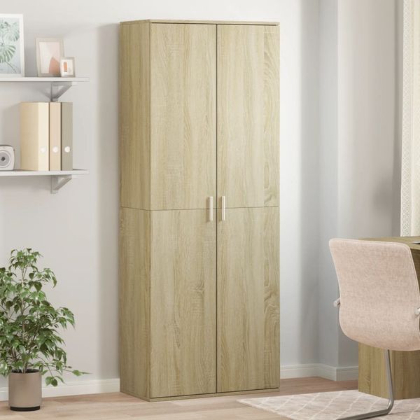 vidaXL Vysoká skrinka dub sonoma 70x35x180 cm kompozitné drevo