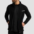 Mikina so zipsom Limitless Black - GymBeam, veľkosť XXXL, veľkosť oblečenia XXXL