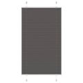 vidaXL plisovaná roleta čierna 80x100 cm Šírka látky 79,4 cm