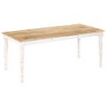 vidaXL Jedálenský stôl 180x90x76 cm masívne mangovníkové drevo