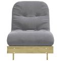 vidaXL Rozkl. futonová pohovka s matracom 70x206x11 cm impreg.borovica