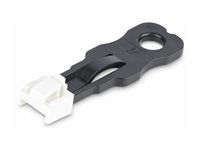 10 Pack with Security Key, Locking RJ45 Port Blocker/Dust Cover, Reusable Ethernet/LAN Port Protector, Snap In RJ45 Dust Blocker for Servers/Switches/Wall Plates - Blokátor LAN portu s kľúčom - biela